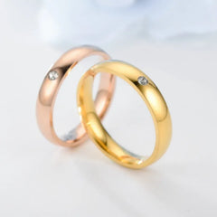 Anime Stainless Steel Rings Cosplay Props Men Women Couple Lover Ring Jewelry Accessories Gifts Width4mm